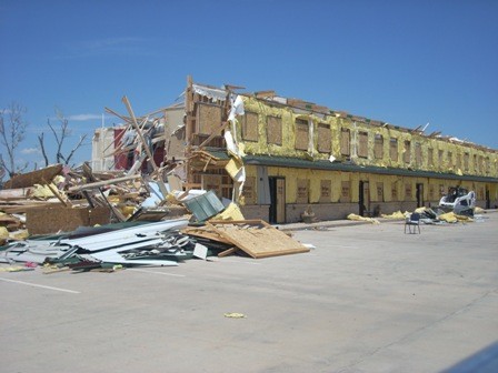 destroyed building 2008